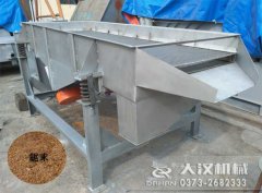 江蘇南通鋸末直線篩已經(jīng)發(fā)貨，羅先生請注意查收！