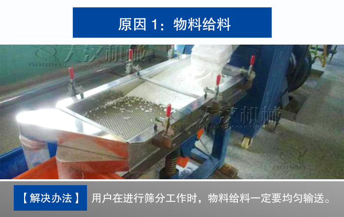 直線(xiàn)振動(dòng)篩無(wú)法下料